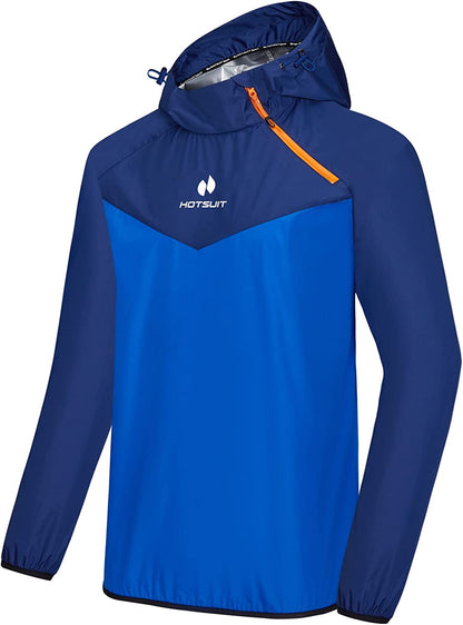 Men's Sauna Suit - Sweat-Enhancing Jacket and Pants for Gym Workouts