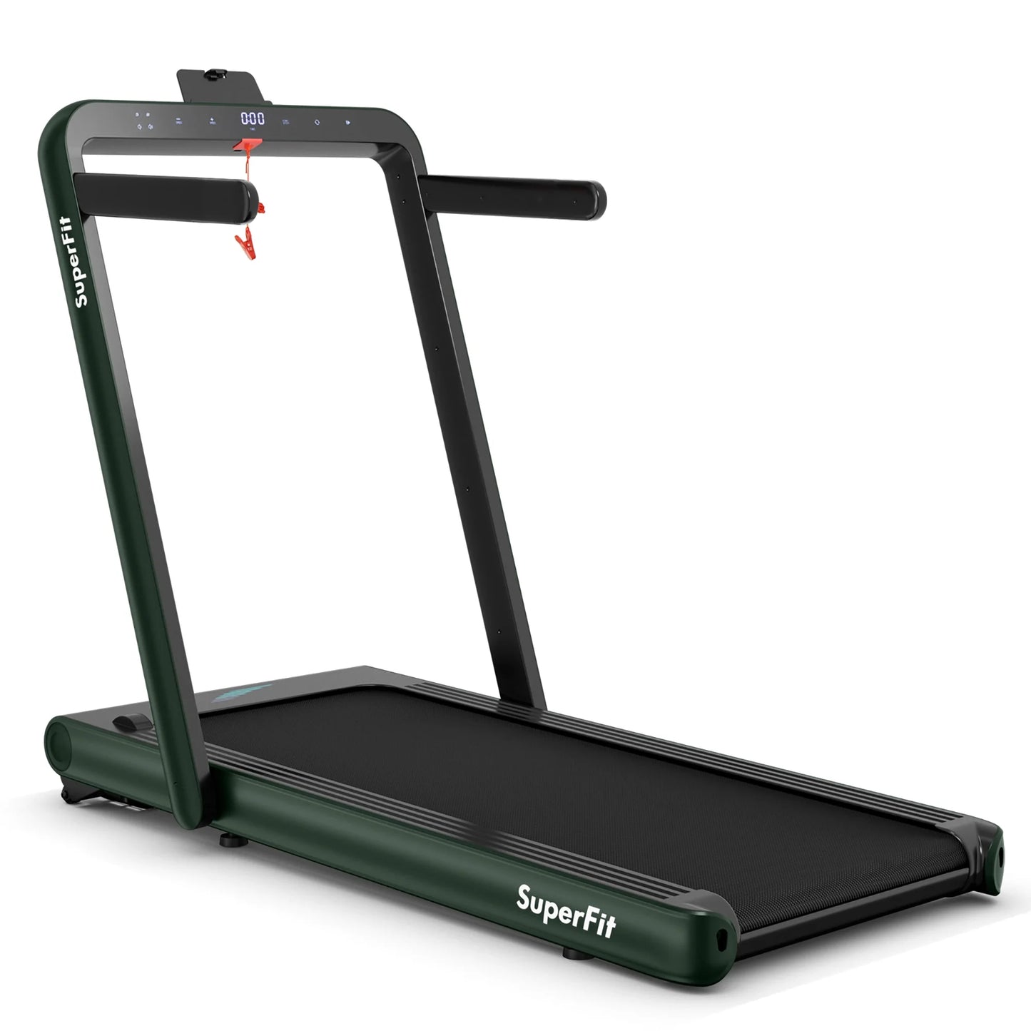 Superfit 4.75HP 2-in-1 Folding Treadmill with Remote App Control for Home Use