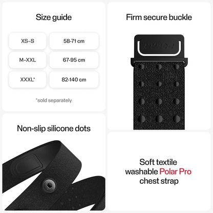 H10 Heart Rate Monitor Chest Strap - ANT+ and Bluetooth Waterproof HR Sensor for Men and Women