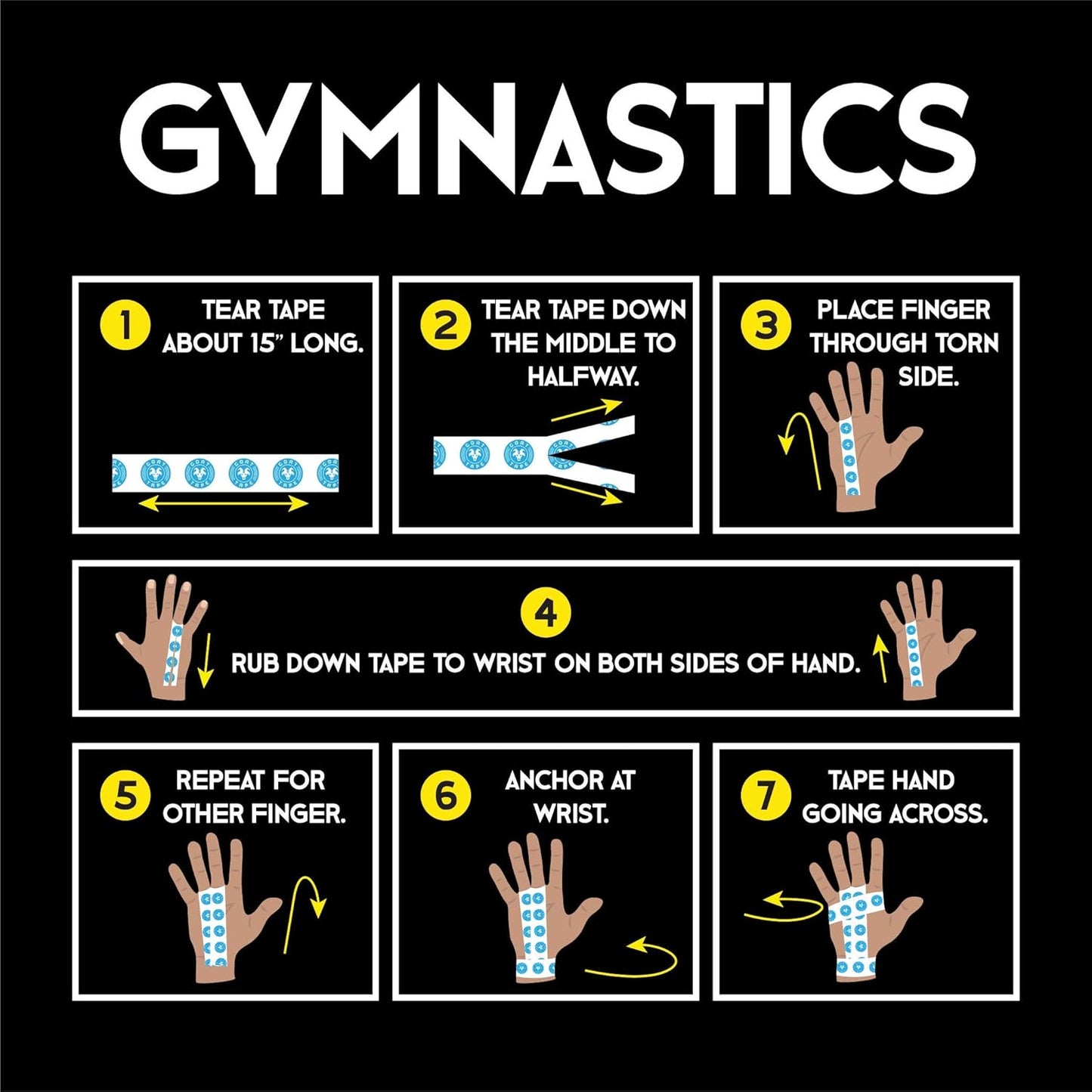 Scary Sticky Premium Athletic Tape for Weightlifting and Hook Grip Support – Durable Adhesion for Intense Workouts and Lifts