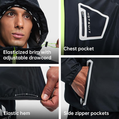 Men's Anti-Rip Sauna Suit for Boxing and Workout Performance