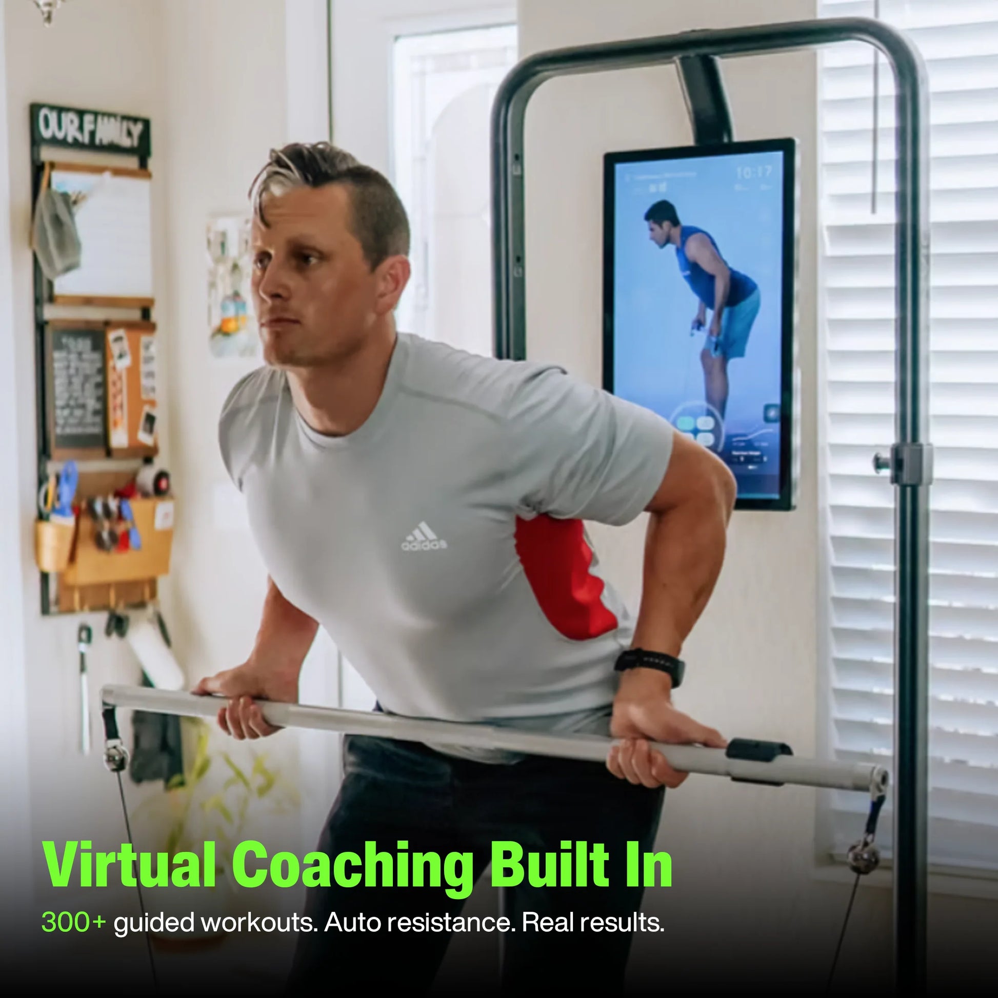 AI-Enhanced All-in-One Digital Weight Training System for Squats, Strength, Cardio, and HIIT Workouts