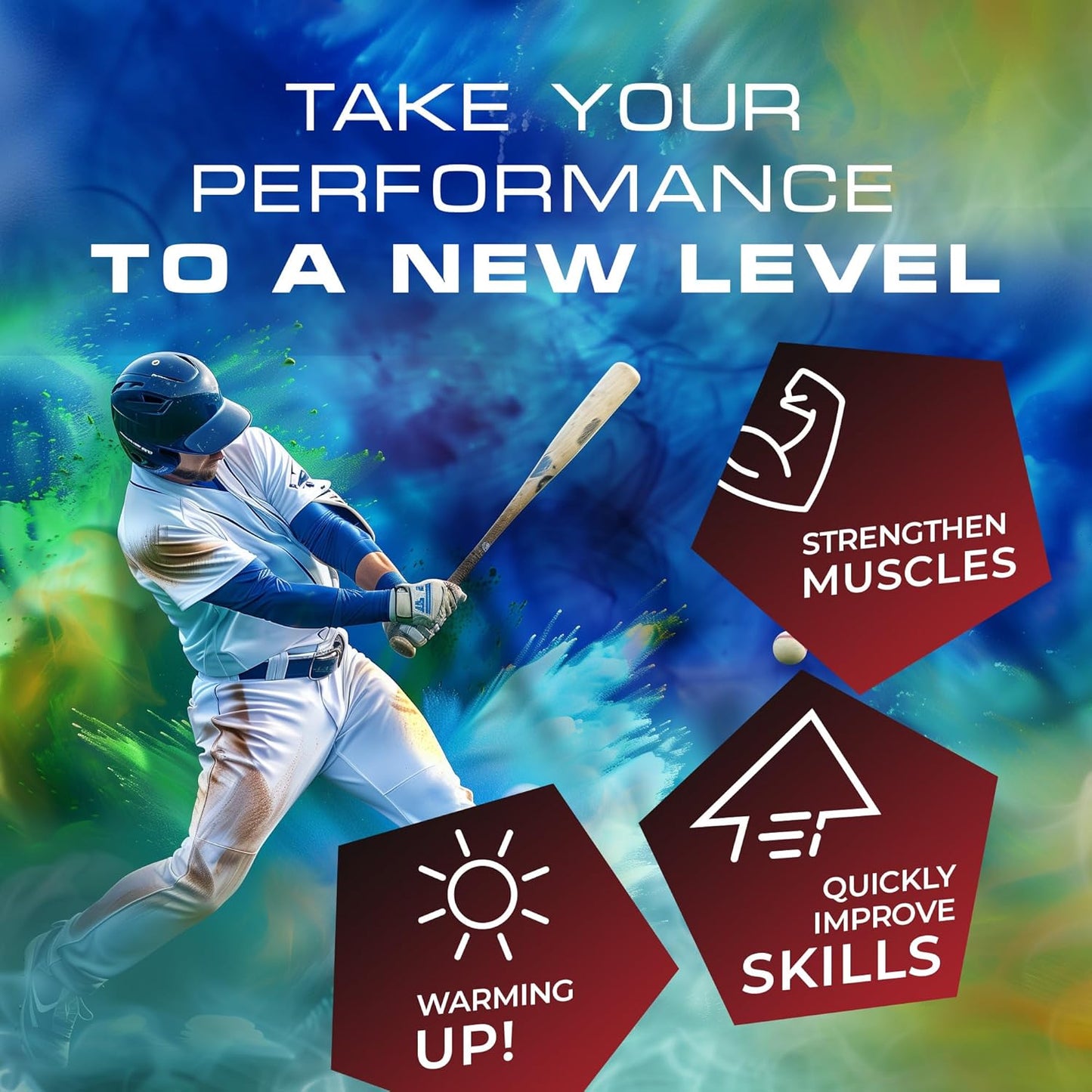 Professional Baseball Resistance Bands for Youth and Adult Athletes: Enhance Pitching, Throwing, Batting, and Arm Strength for Pitchers, Quarterbacks, Volleyball, and Basketball Players