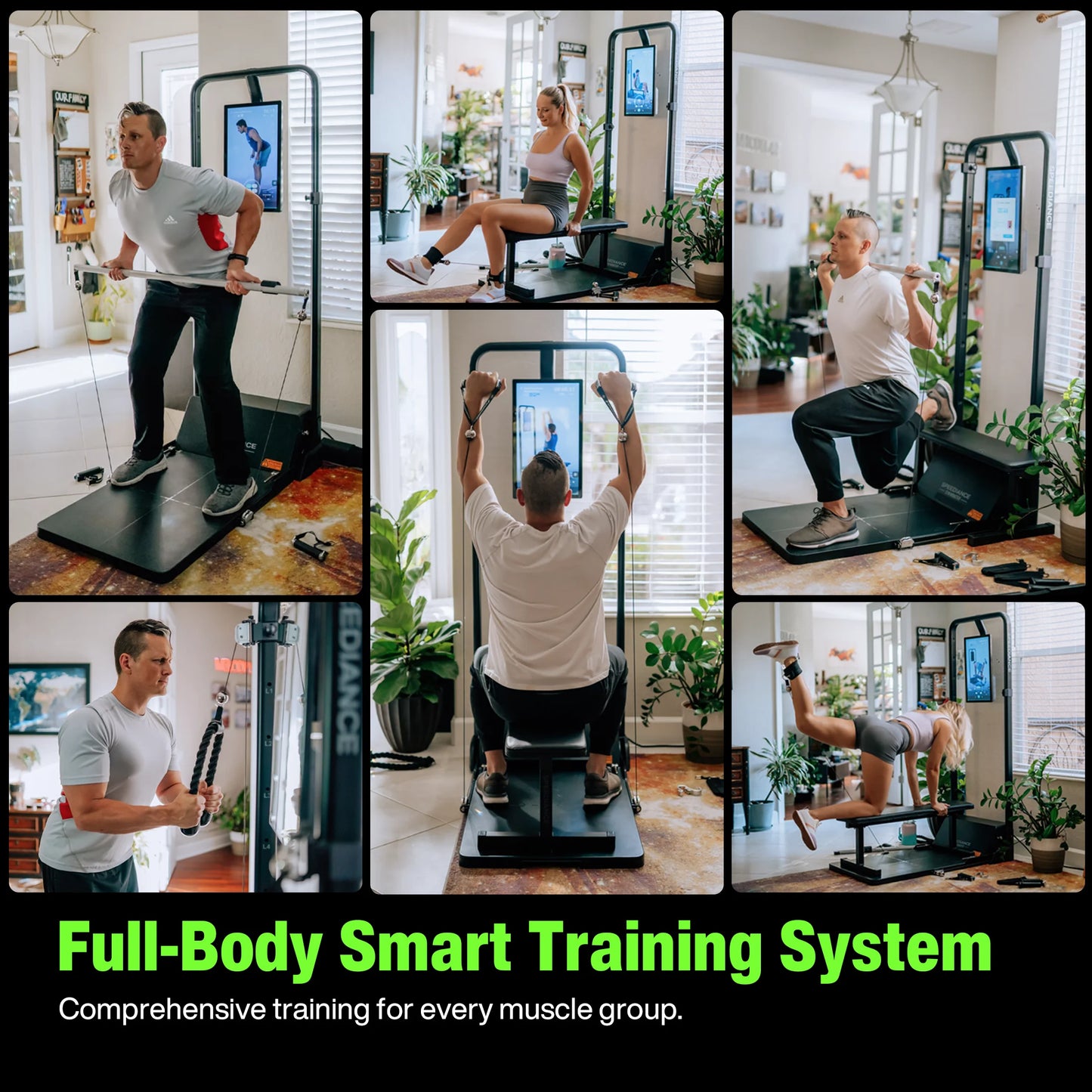 AI-Enhanced All-in-One Digital Weight Training System for Squats, Strength, Cardio, and HIIT Workouts