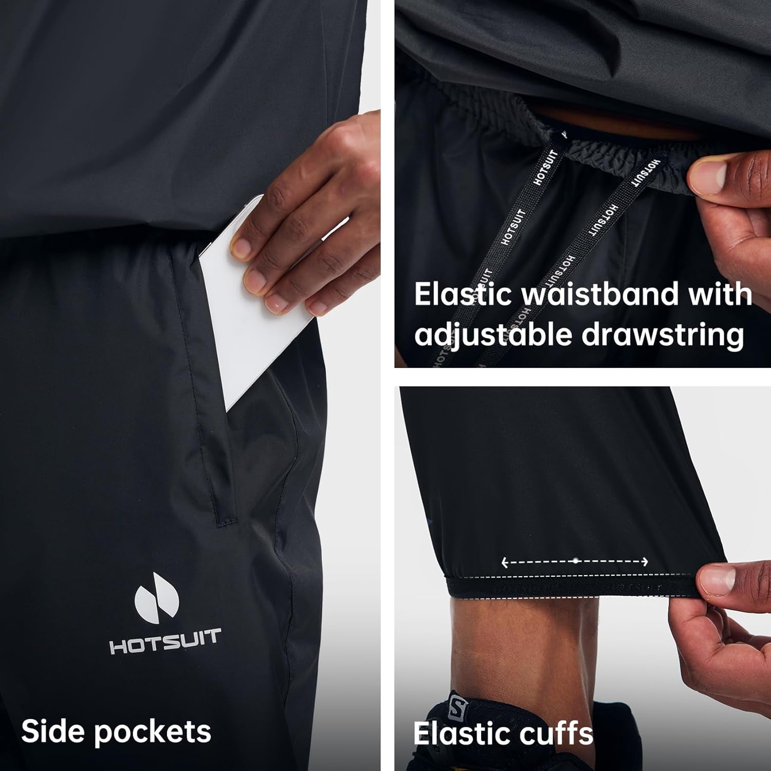 Men's Anti-Rip Sauna Suit for Boxing and Workout Performance