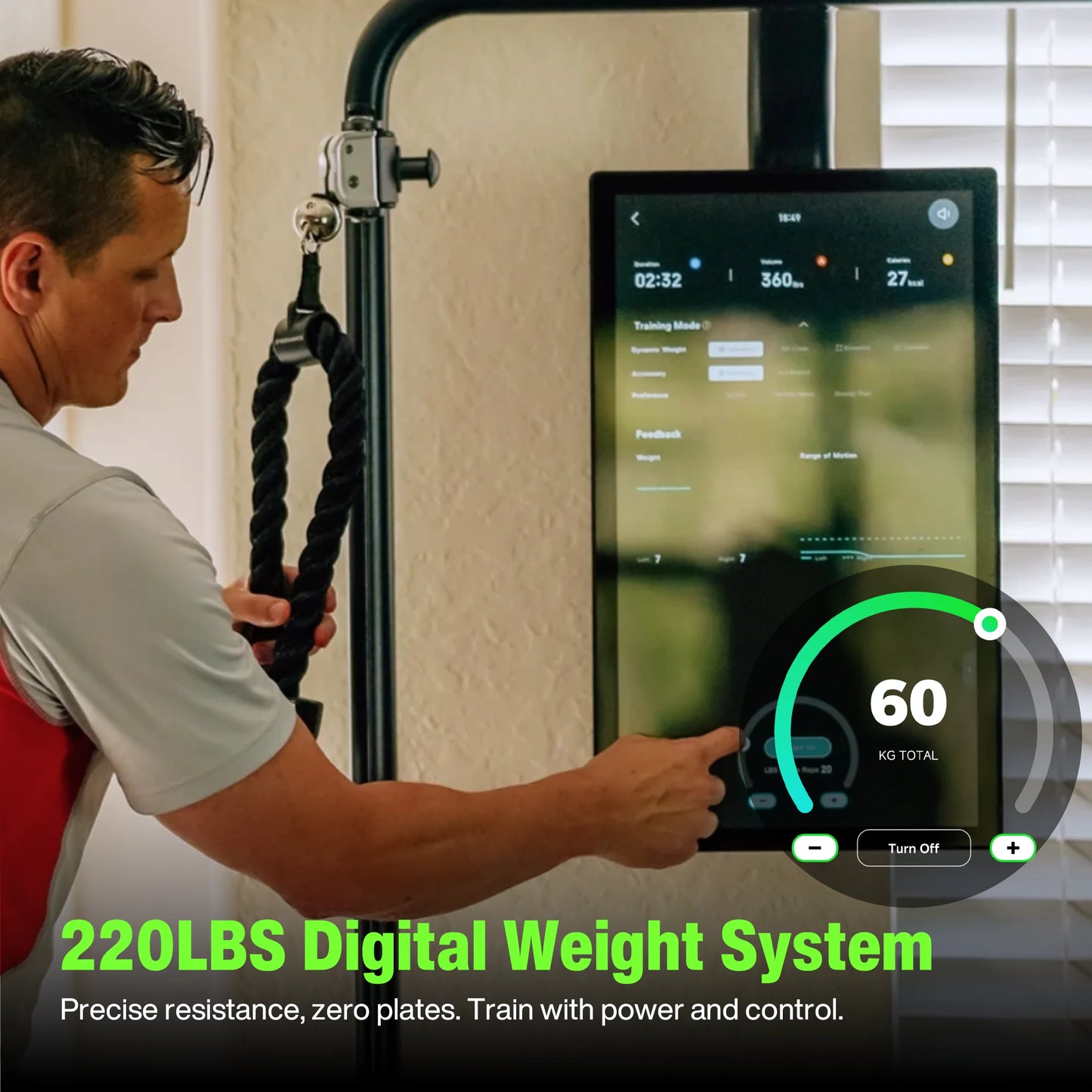 AI-Enhanced All-in-One Digital Weight Training System for Squats, Strength, Cardio, and HIIT Workouts