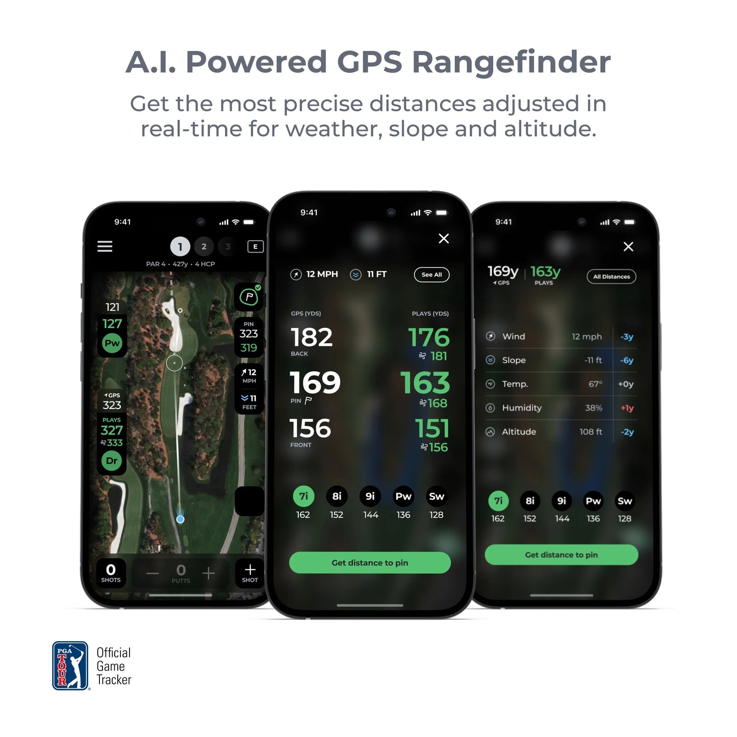 Advanced Golf Tracking System with AI-Enhanced GPS Rangefinder and Smart Sensors