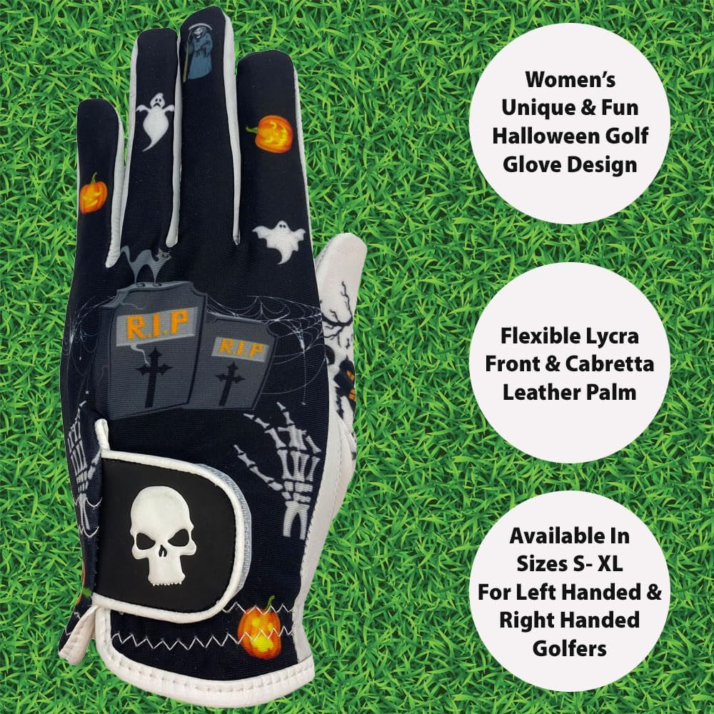 Women's Golf Glove with Adjustable Strap - Left-Hand Design