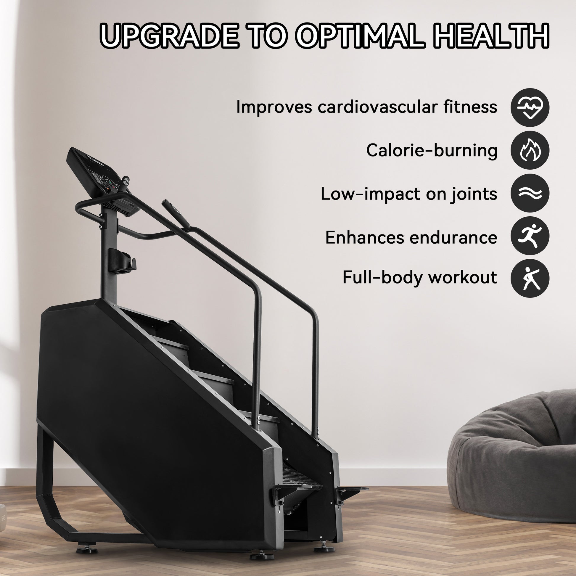 Commercial Grade Stair Climber for Cardiovascular and Lower Body Training