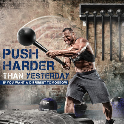 Steel Mace Bell for Comprehensive Strength Training - Full Body Workouts for Muscles, Shoulders, Grips, and Forearms - Available in 5, 7, 10, 15, 20, 25, and 30 LB for Both Men and Women