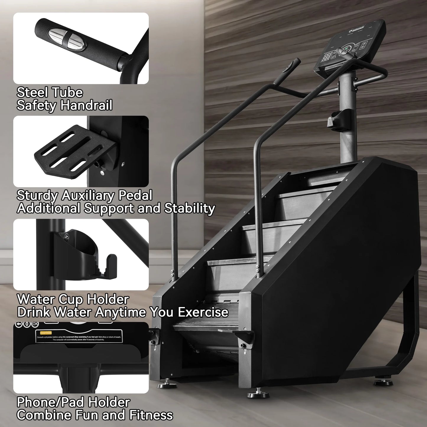 Commercial Grade Stair Climber for Cardiovascular and Lower Body Training