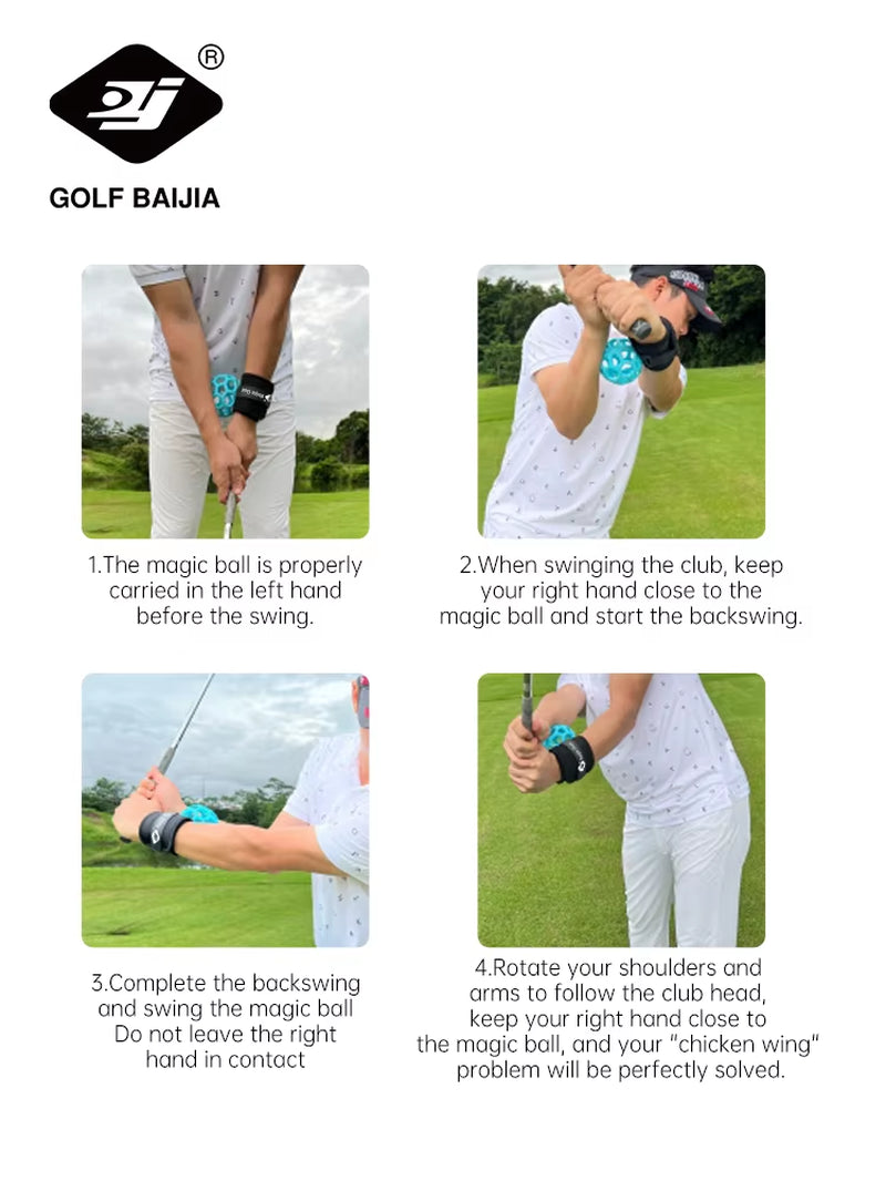 Golf Smart Ball Swing Trainer - Portable Training Aid for Posture Correction in Beginners