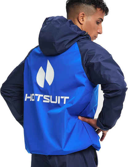 Men's Sauna Suit - Sweat-Enhancing Jacket and Pants for Gym Workouts