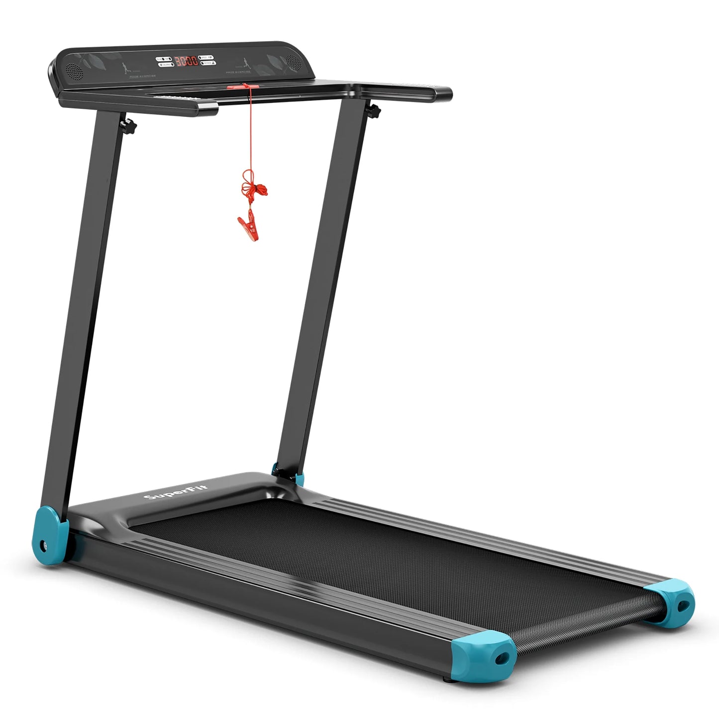 Superfit Compact Electric Treadmill with App Control and Integrated Speaker