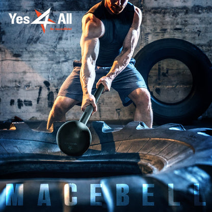 Steel Mace Bell for Comprehensive Strength Training - Full Body Workouts for Muscles, Shoulders, Grips, and Forearms - Available in 5, 7, 10, 15, 20, 25, and 30 LB for Both Men and Women
