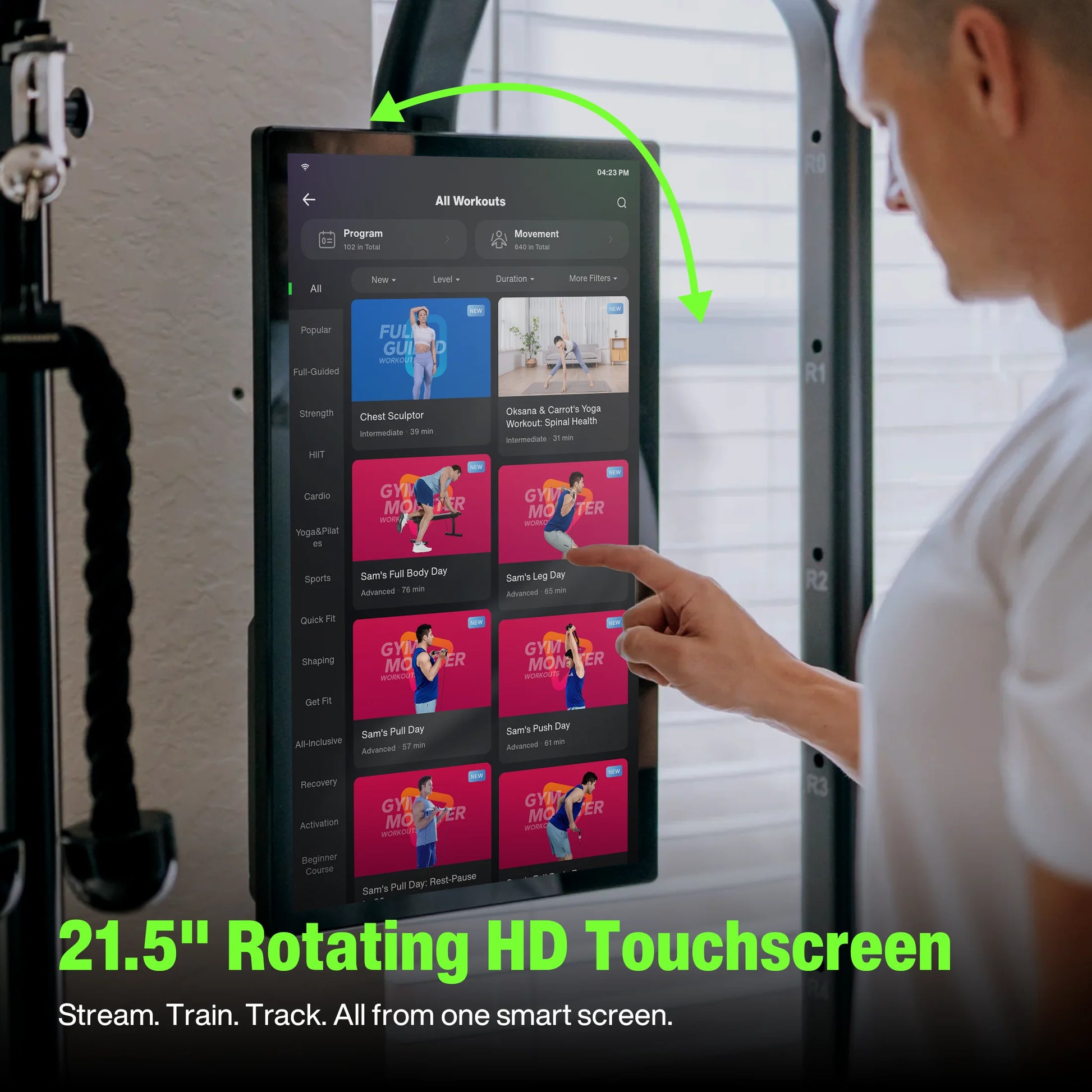 AI-Enhanced All-in-One Digital Weight Training System for Squats, Strength, Cardio, and HIIT Workouts