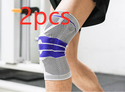 Professional Sports Running Knee Pads with Brace and Strap for Fitness Protection